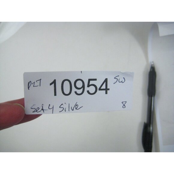 Set Of 4 Vintage Silver Teaspoons Thistle Design Signed - Picture 11 of 11